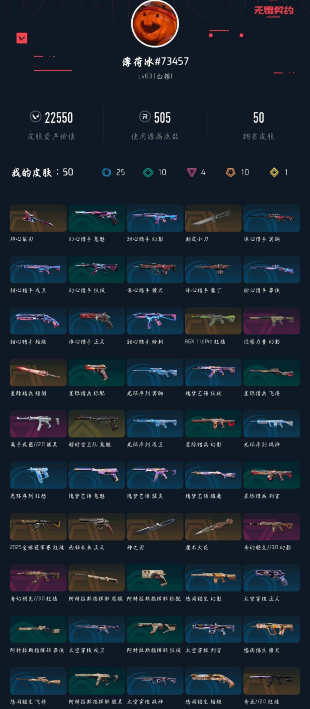 WWQXL40983无畏契约账号详情图3