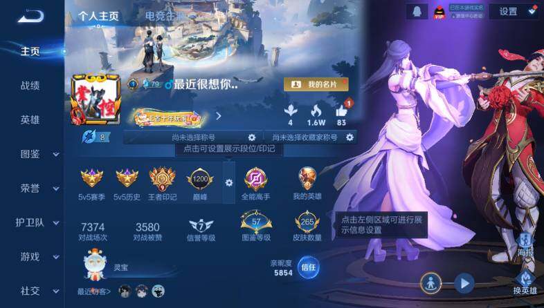 WZ03414491王者荣耀账号详情图8