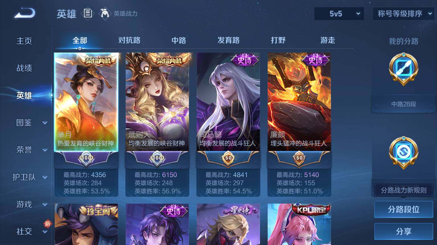 WZ03414410王者荣耀账号详情图4