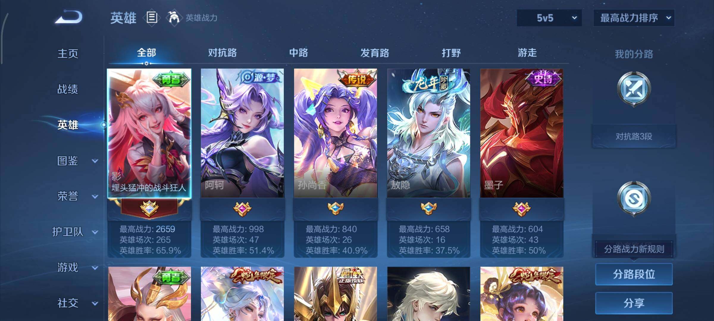 WZCMY415892王者荣耀账号详情图3