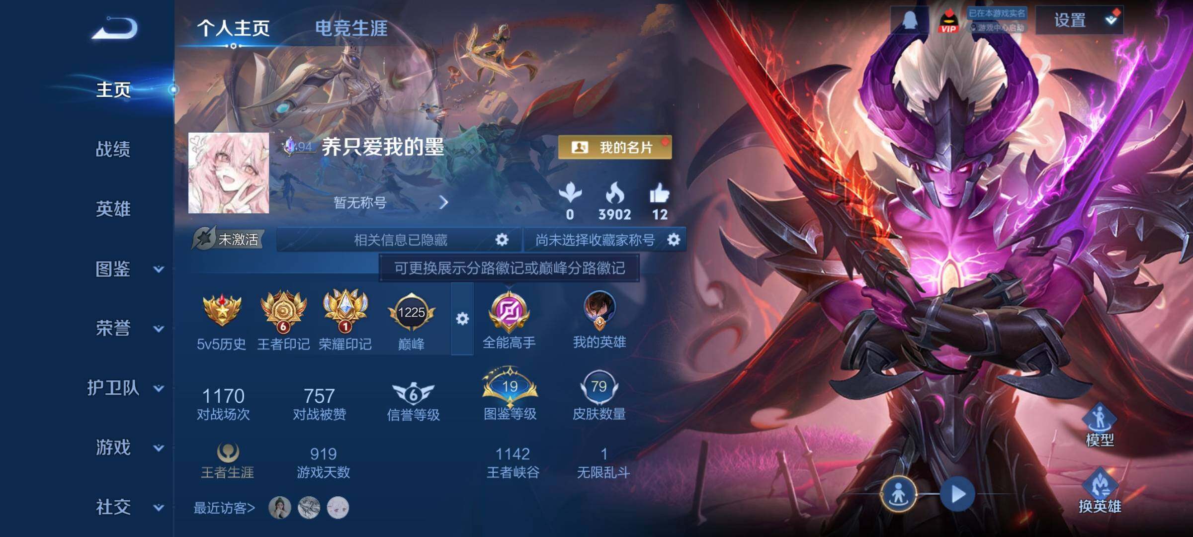 WZCMY416283王者荣耀账号详情图2