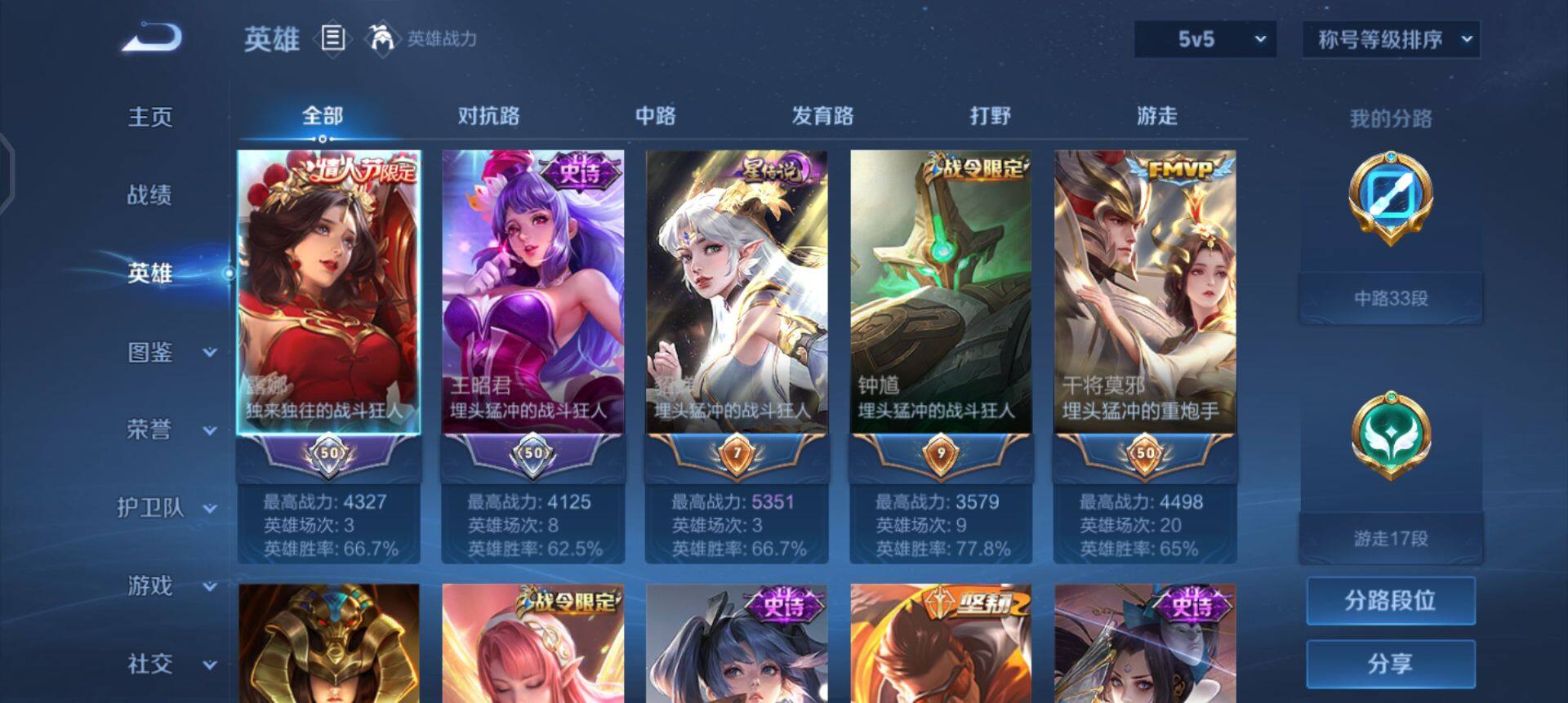 WZQM440904王者荣耀账号详情图7