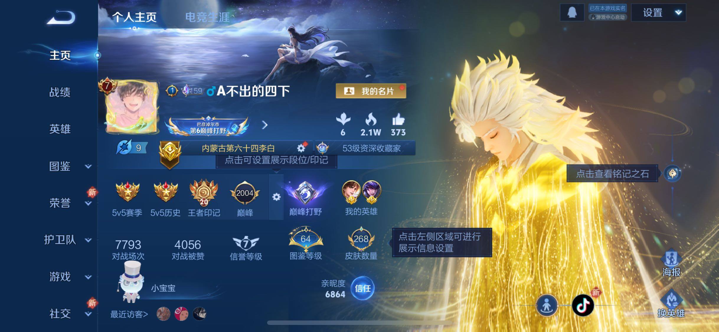 WZQM442892王者荣耀账号详情图8