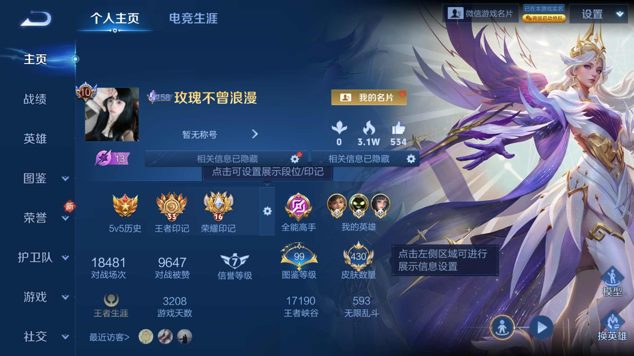 WZXS445818王者荣耀账号详情图10