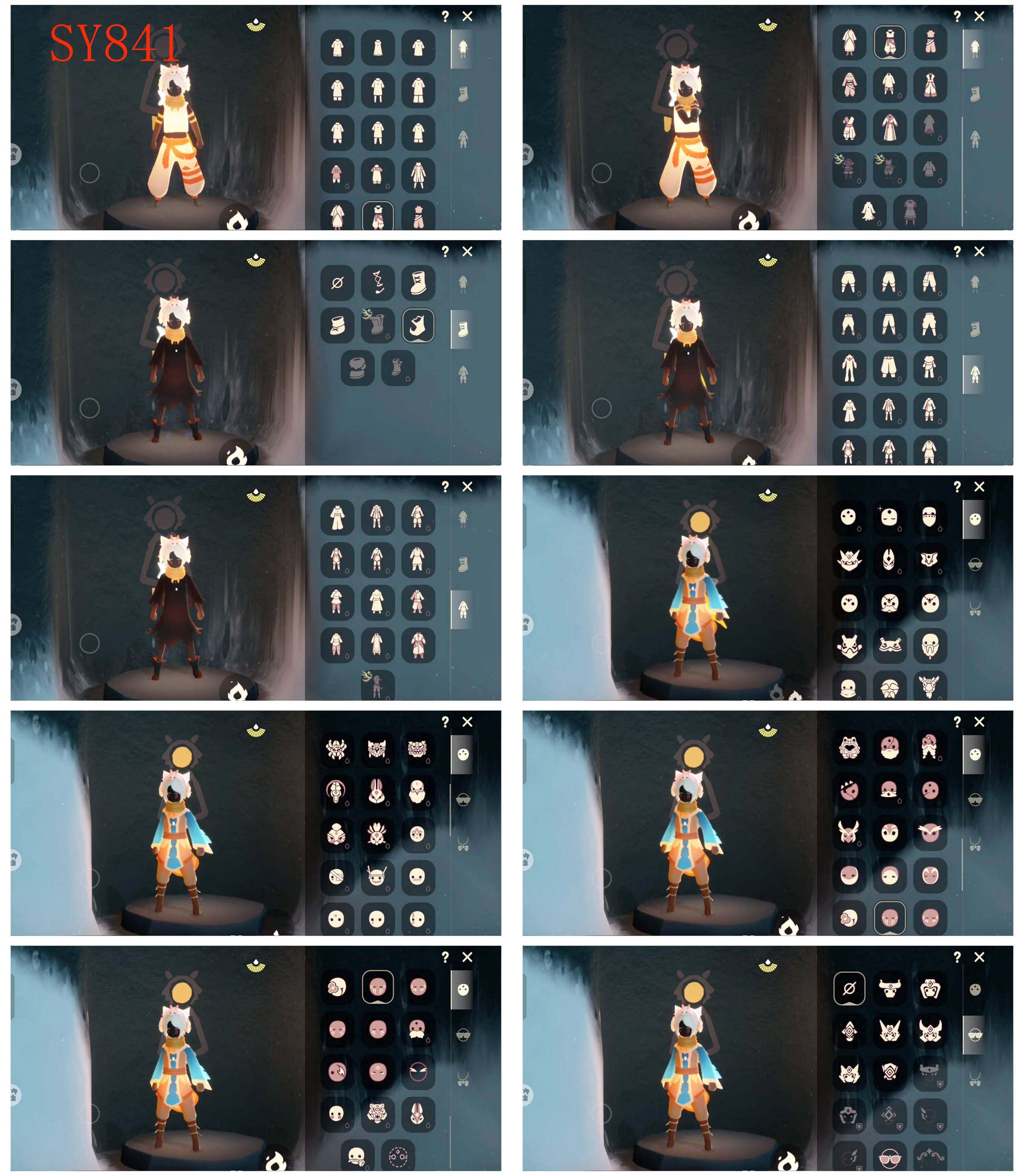 光遇账号华为渠道服12季11翼狗头白枭蝙蝠斗透明蝶翼蛛网斗篷绊爱巫师帽星球夹克跷跷板圣诞鹿角详情看图，价格可刀
资源：蜡烛37    爱心 75   红烛 14  翼11
已毕业地图：全图毕业
毕业季节： 圣岛季  