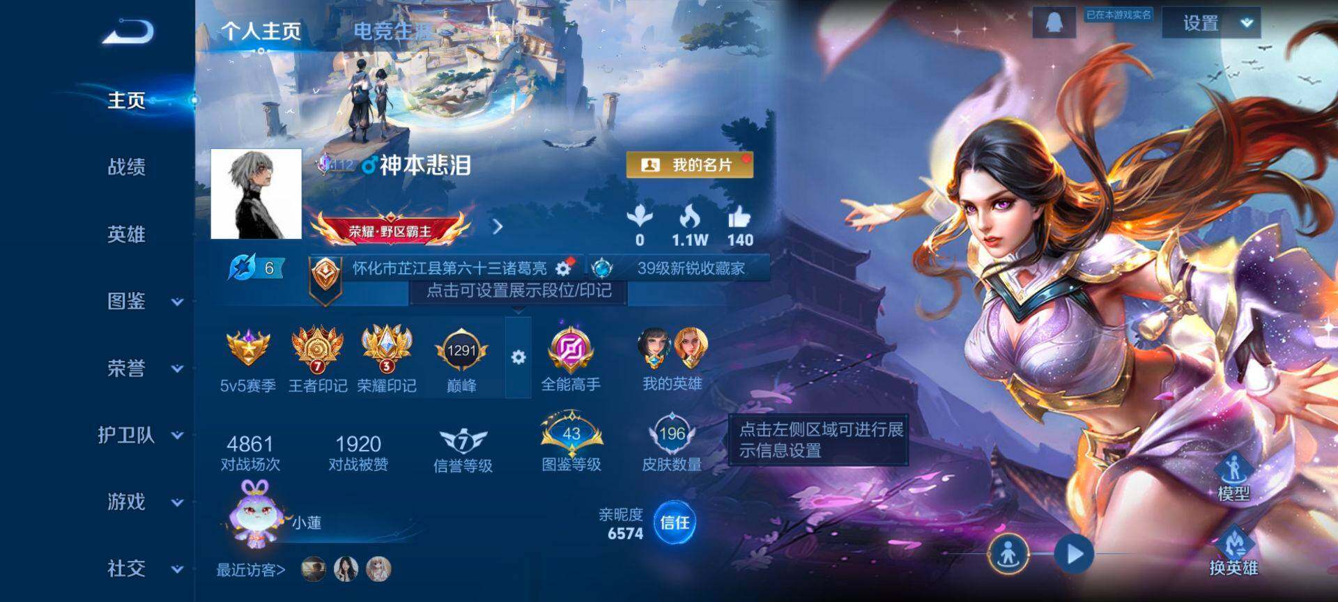 WZQM418925王者荣耀账号详情图3