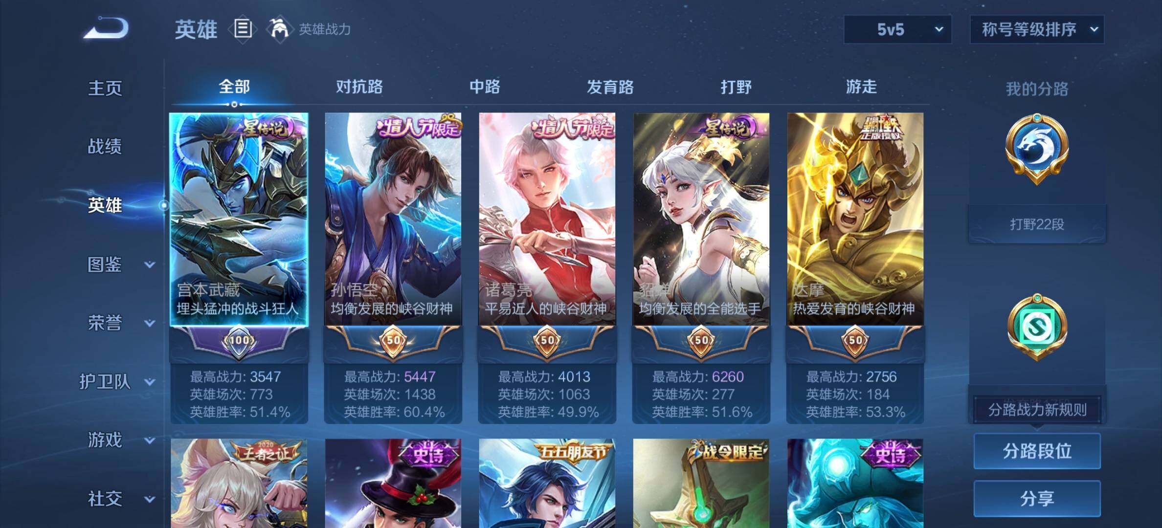 WZQM418929王者荣耀账号详情图6