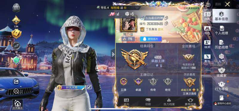 HPCMW418904和平精英账号详情图2