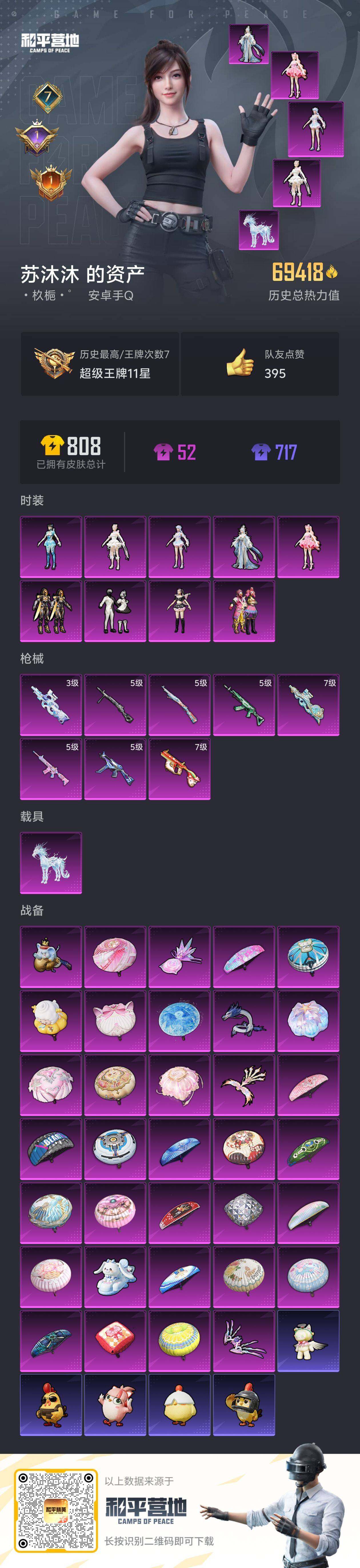 HPCMW418812和平精英账号详情图3