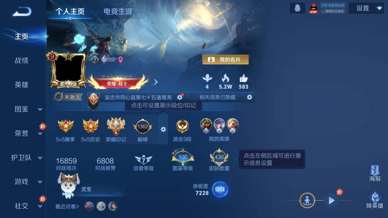 WZLX464291王者荣耀账号详情图9