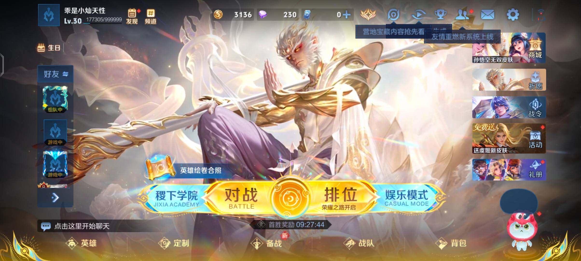 WZJZ431847王者荣耀账号详情图3