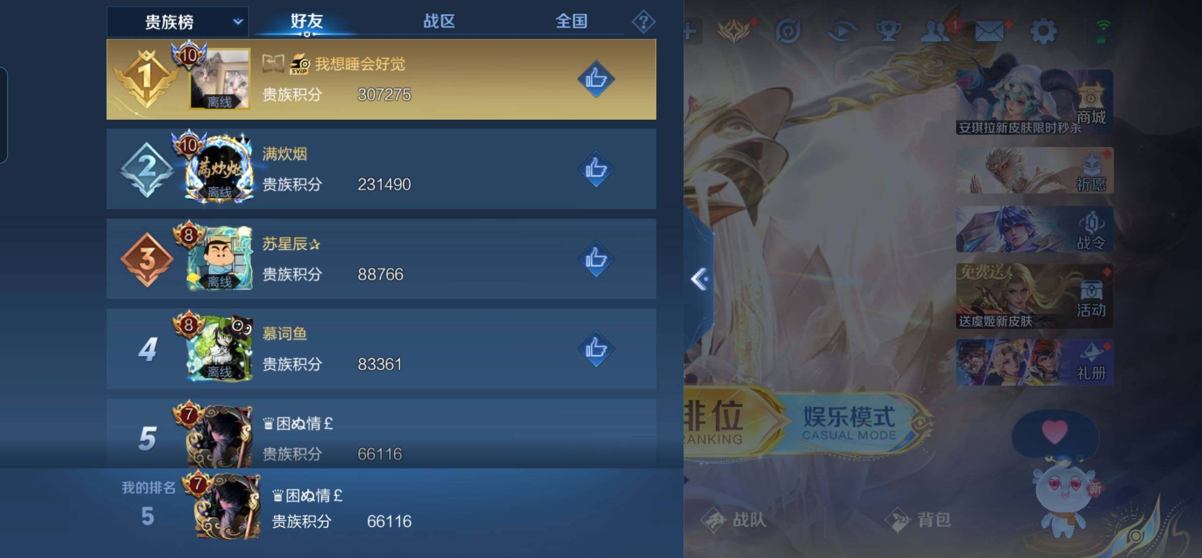 WZKG451337王者荣耀账号详情图12