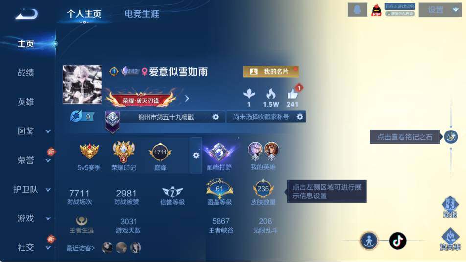 WZ03418231王者荣耀账号详情图8 WZ03418231王者荣耀账号详情图8