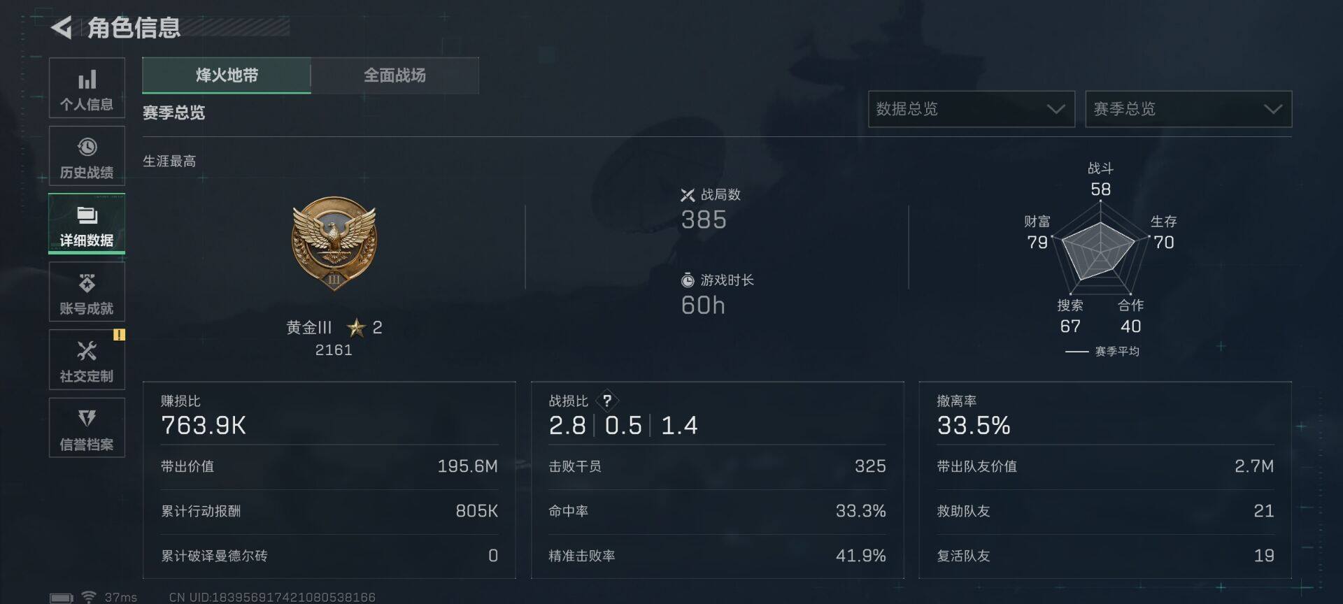 SJZQM43204三角洲行动账号详情图5