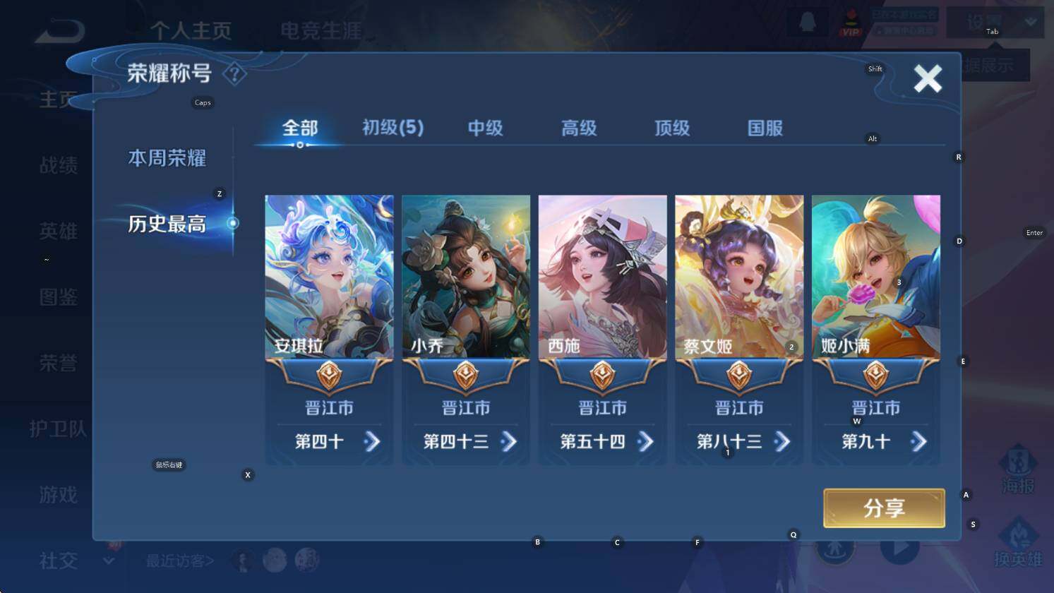 WZCMW417695王者荣耀账号详情图8