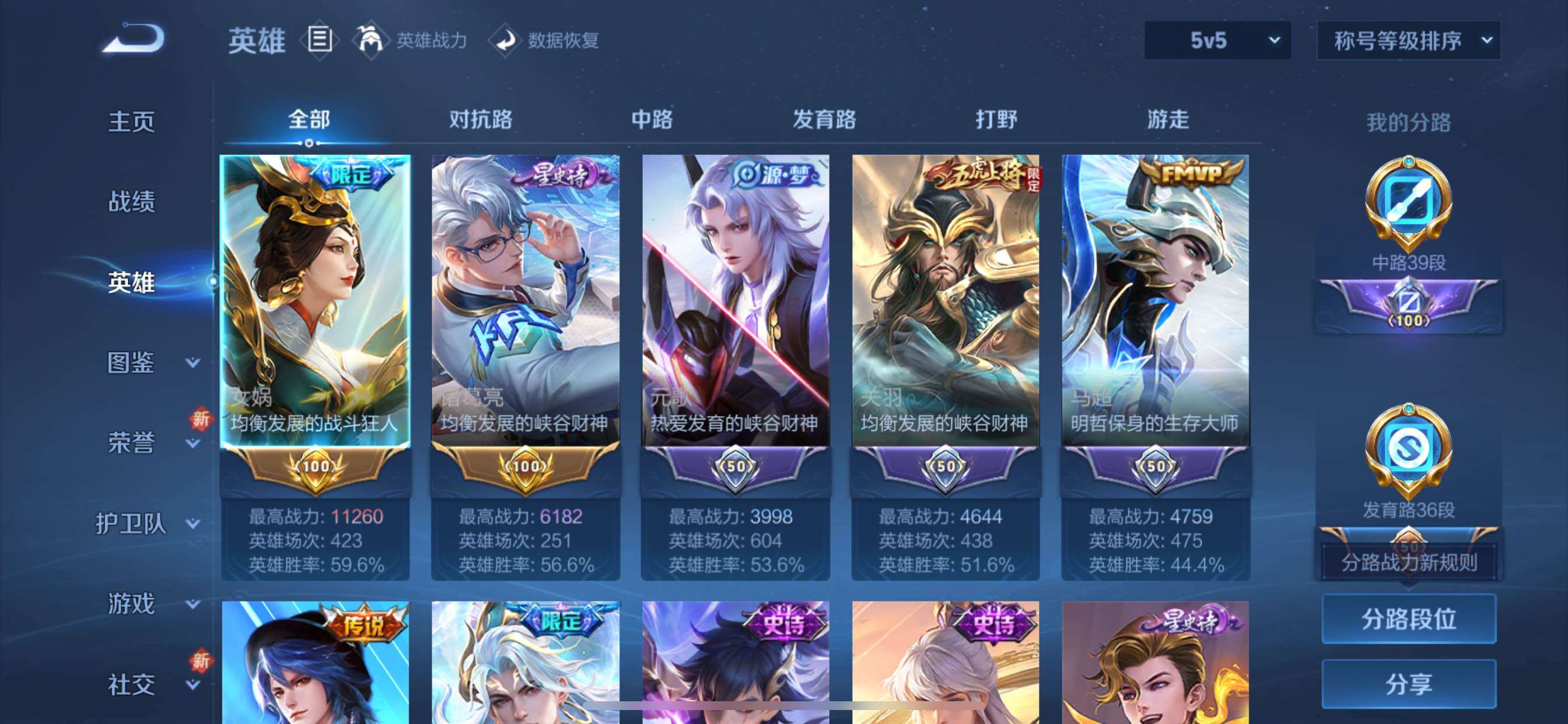 WZCMY420511王者荣耀账号详情图3 WZCMY420511王者荣耀账号详情图3