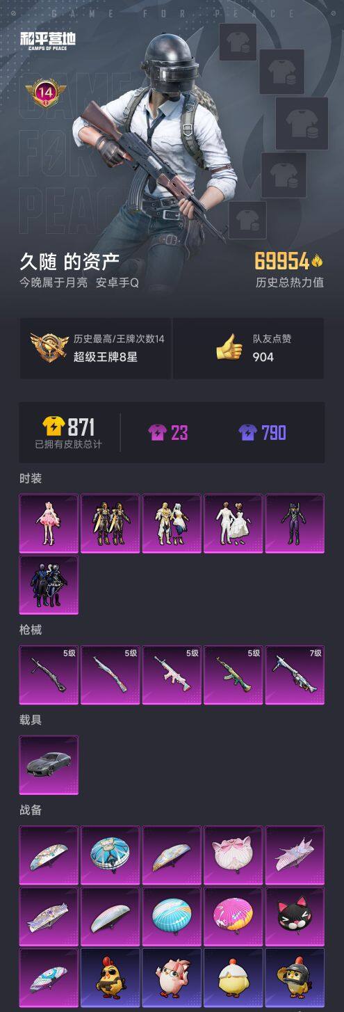 HPCMW413686和平精英账号详情图6 HPCMW413686和平精英账号详情图6