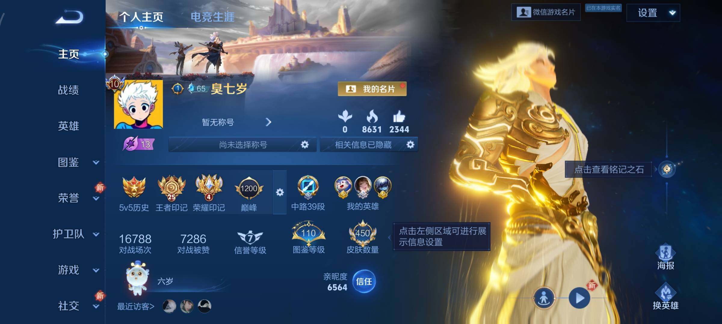 WZCMW432616王者荣耀账号详情图2