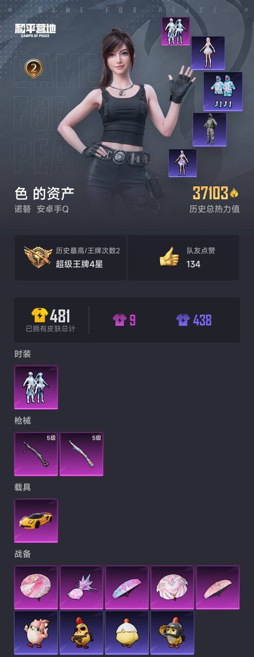 HPCMW413707和平精英账号详情图4