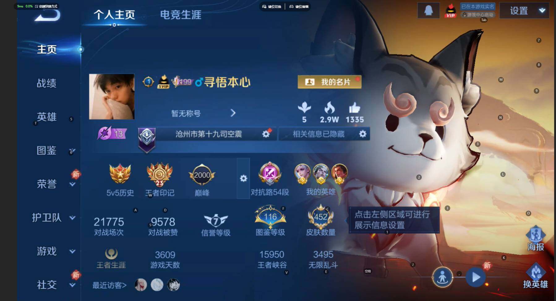 WZCMW431764王者荣耀账号详情图2 WZCMW431764王者荣耀账号详情图2