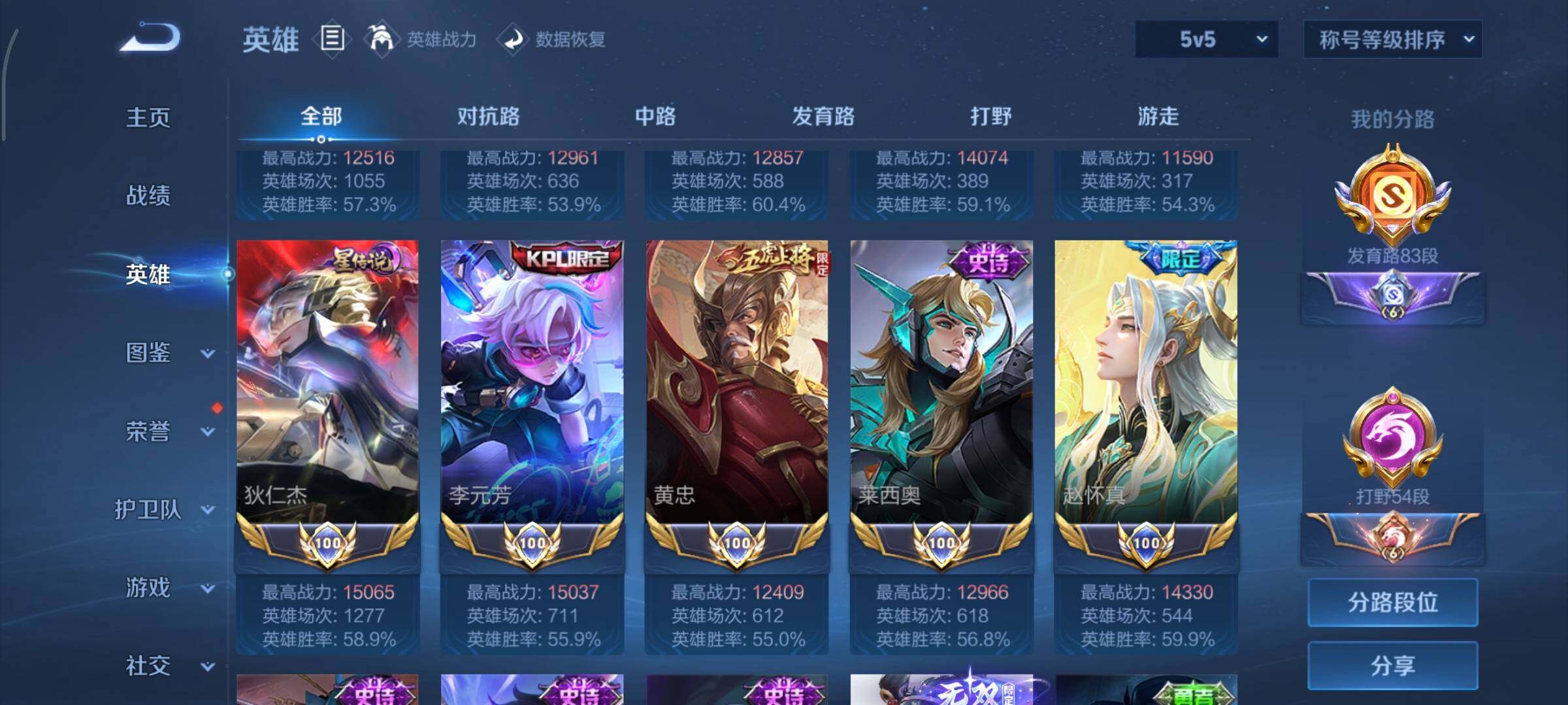 WZCMY420531王者荣耀账号详情图5