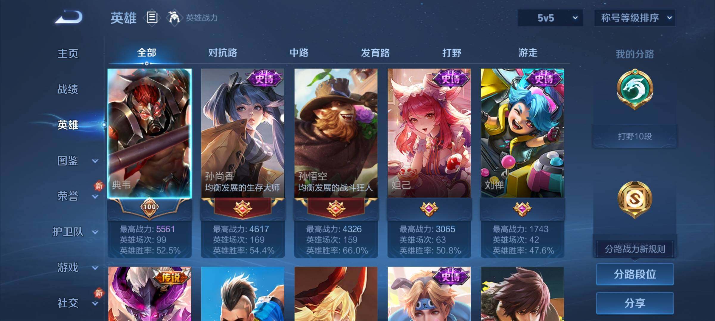 WZKG451343王者荣耀账号详情图6