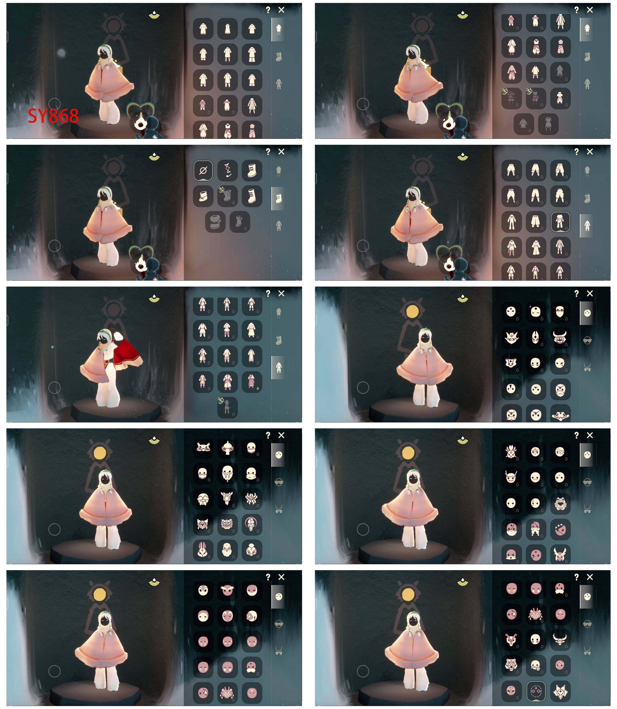 光遇账号vivo渠道服10季9翼狗头白枭透明蝶翼蝙蝠斗巫师帽武士裤小王子斗篷正太头巫术犄角绊爱彩虹帽
资源：蜡烛39    爱心15    红烛12   翼9
已毕业地图：全图毕业
毕业季节： 预言季  梦想季  集结季