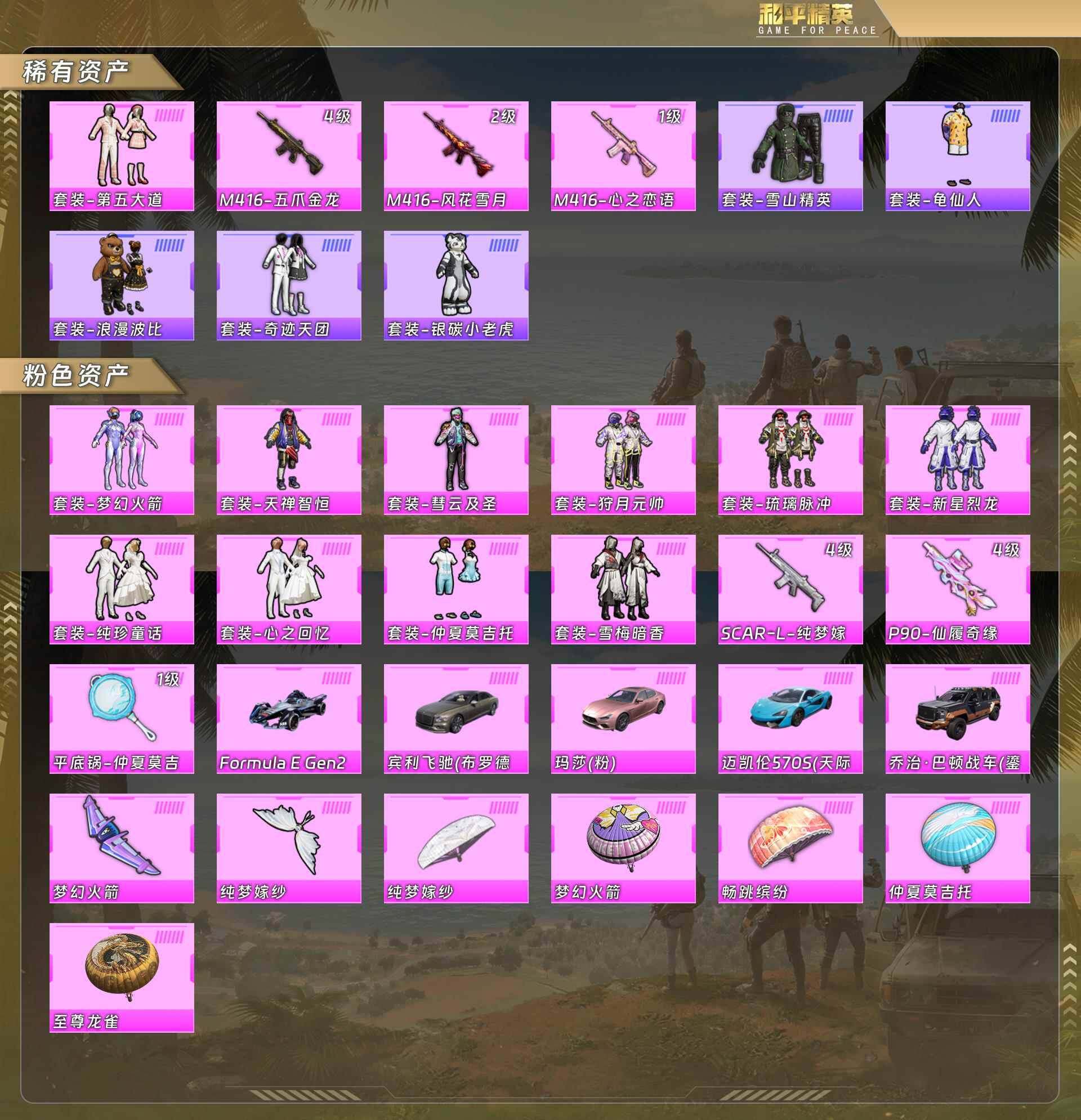 HPQM478243和平精英账号详情图5