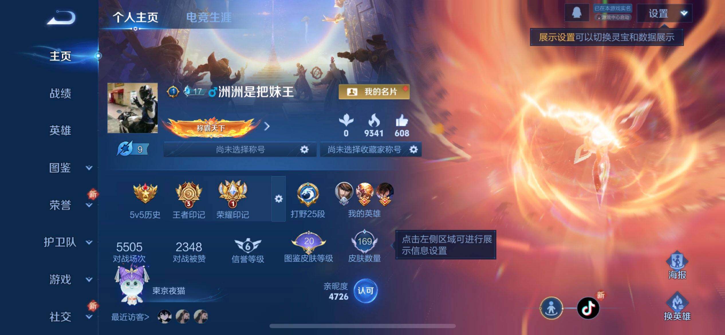 WZQM423095王者荣耀账号详情图3