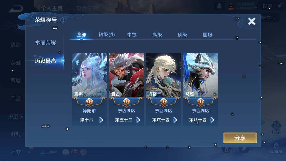 WZCMW419373王者荣耀账号详情图8