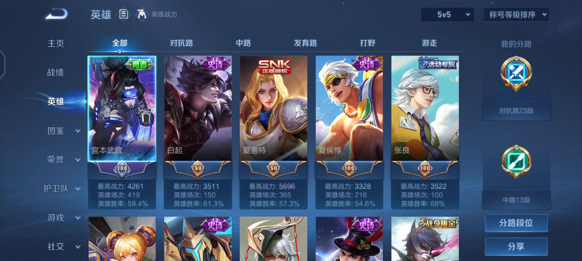 WZQM425152王者荣耀账号详情图6