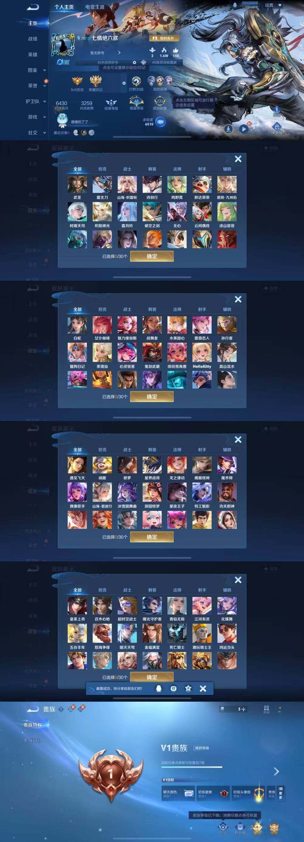 WZCMW419445王者荣耀账号详情图6