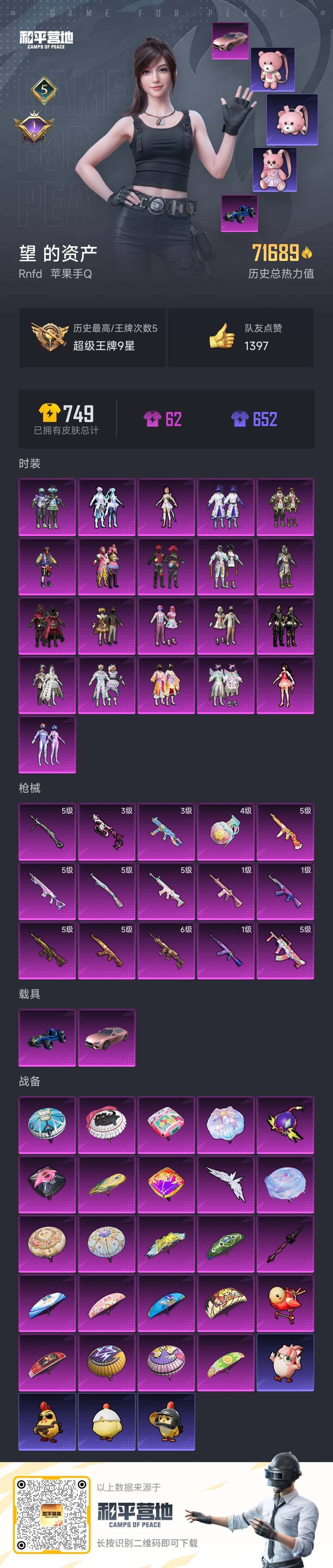 HPCMW418858和平精英账号详情图2