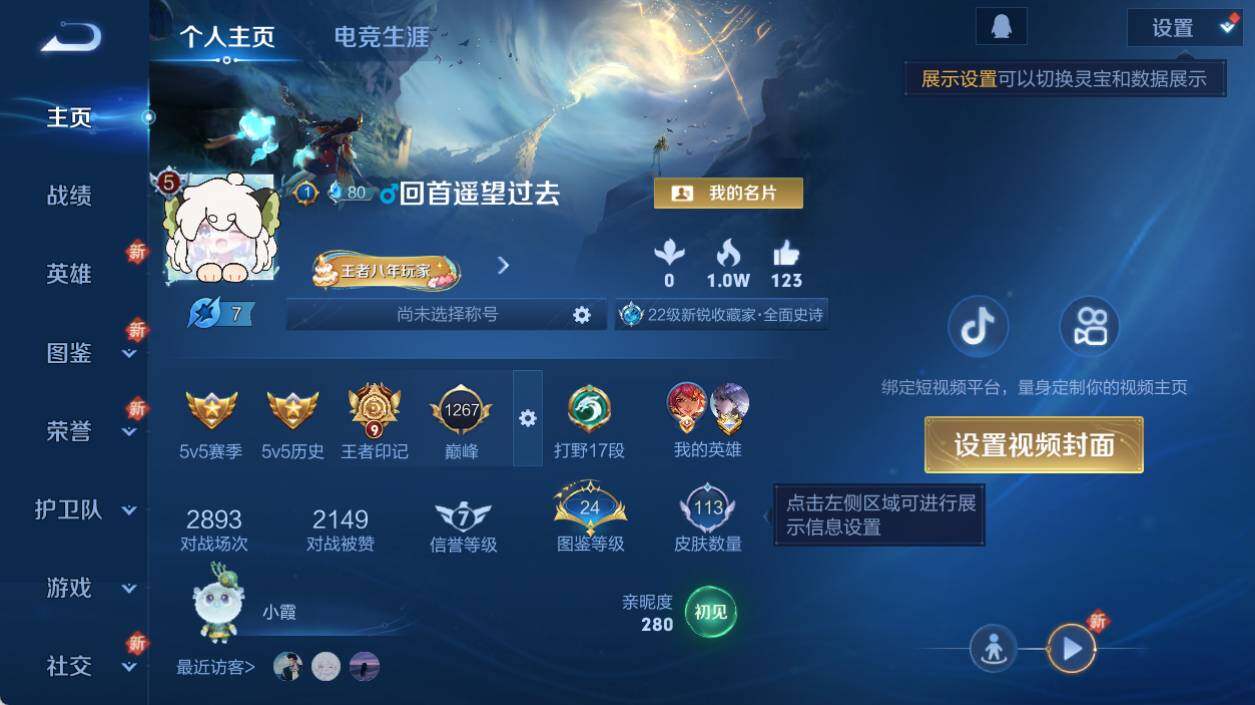 WZLX466609王者荣耀账号详情图2