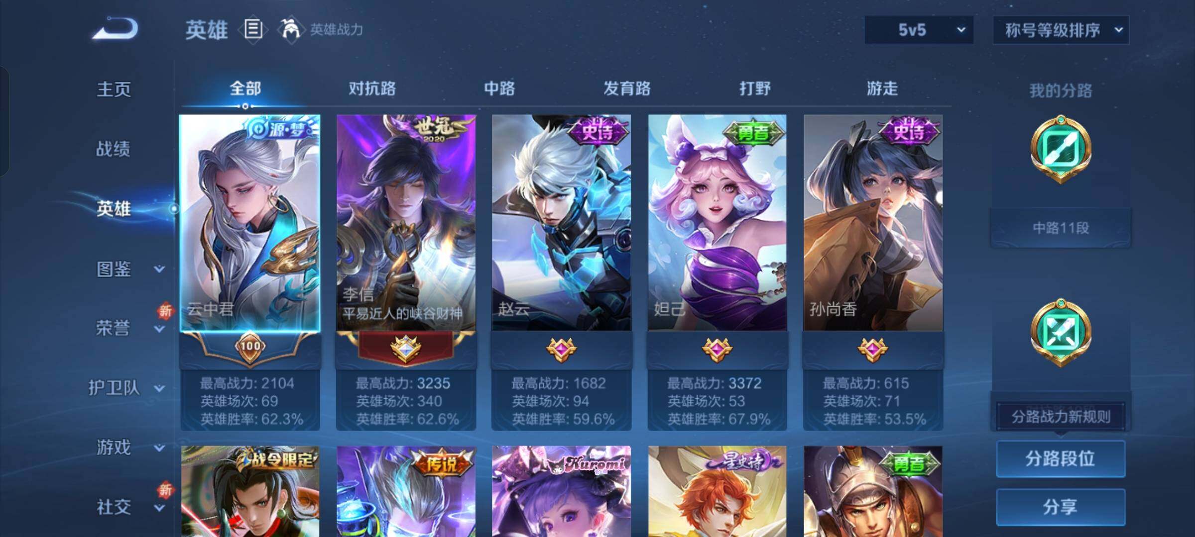 WZCMW429063王者荣耀账号详情图3