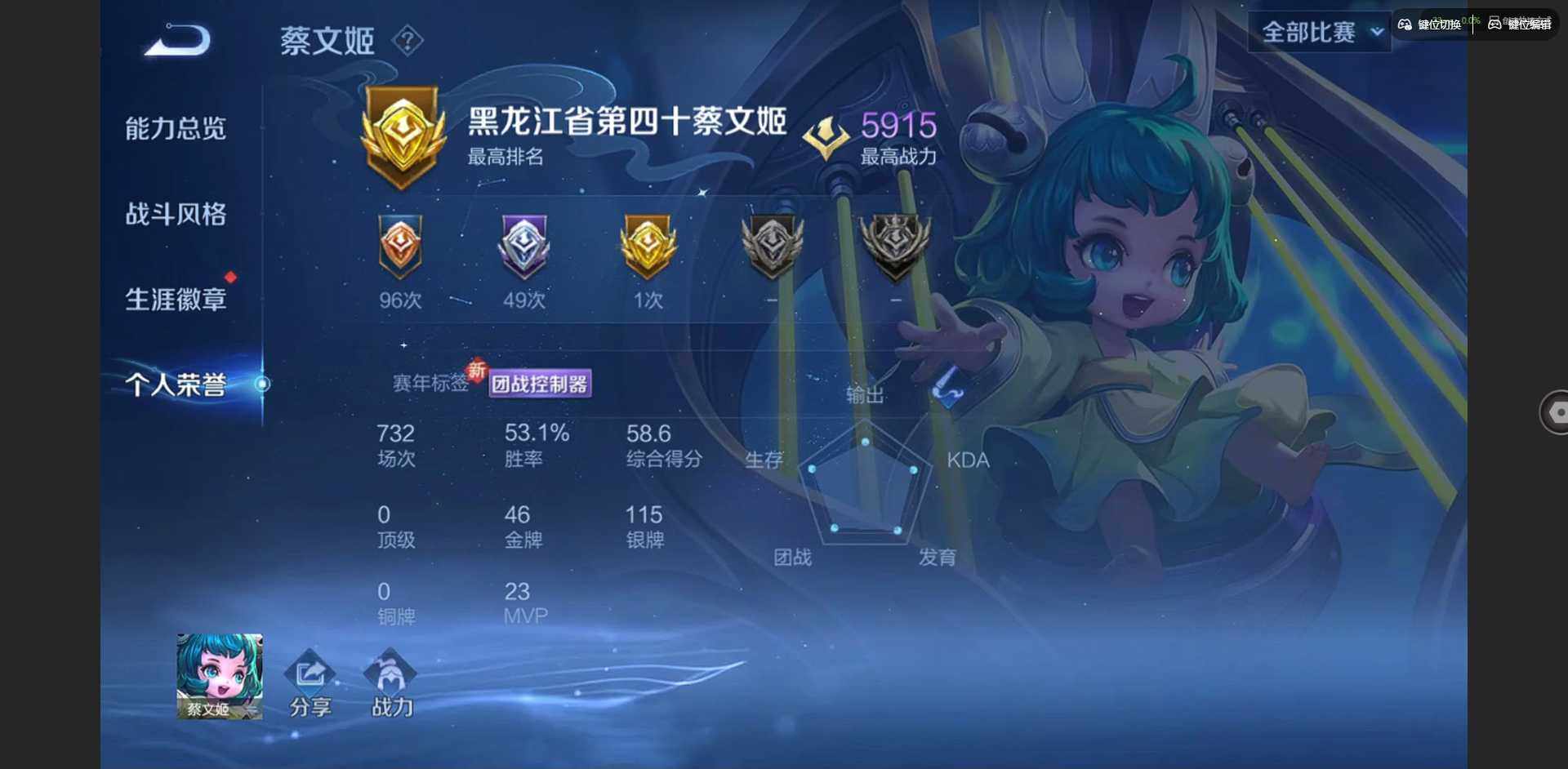 WZQM423310王者荣耀账号详情图15