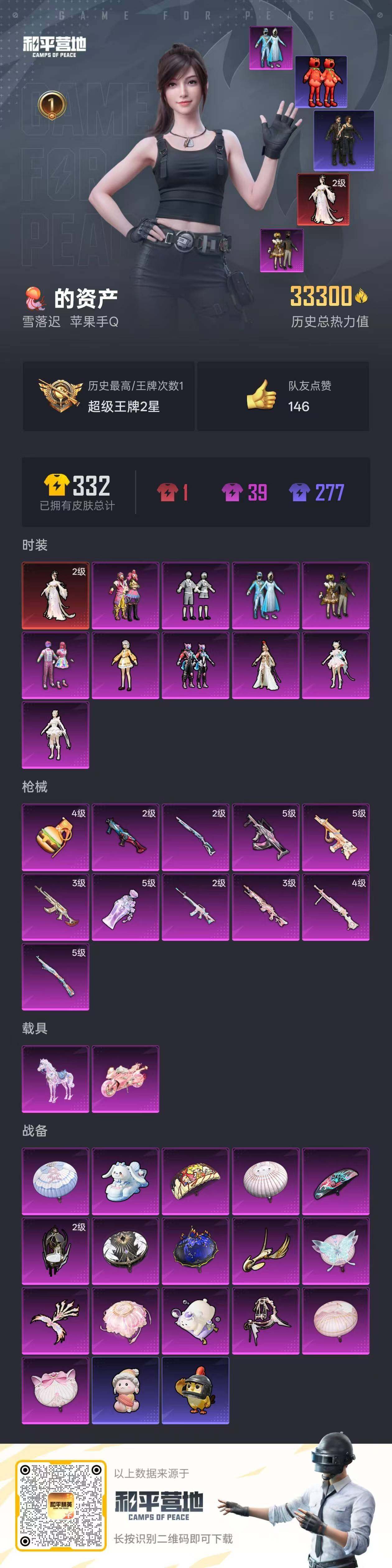 HPCMW412097和平精英账号详情图2