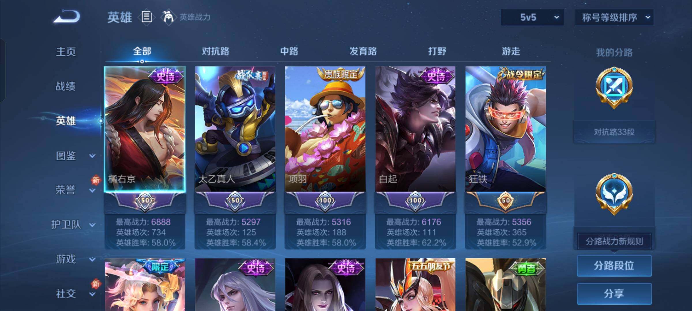 WZCMW429189王者荣耀账号详情图3