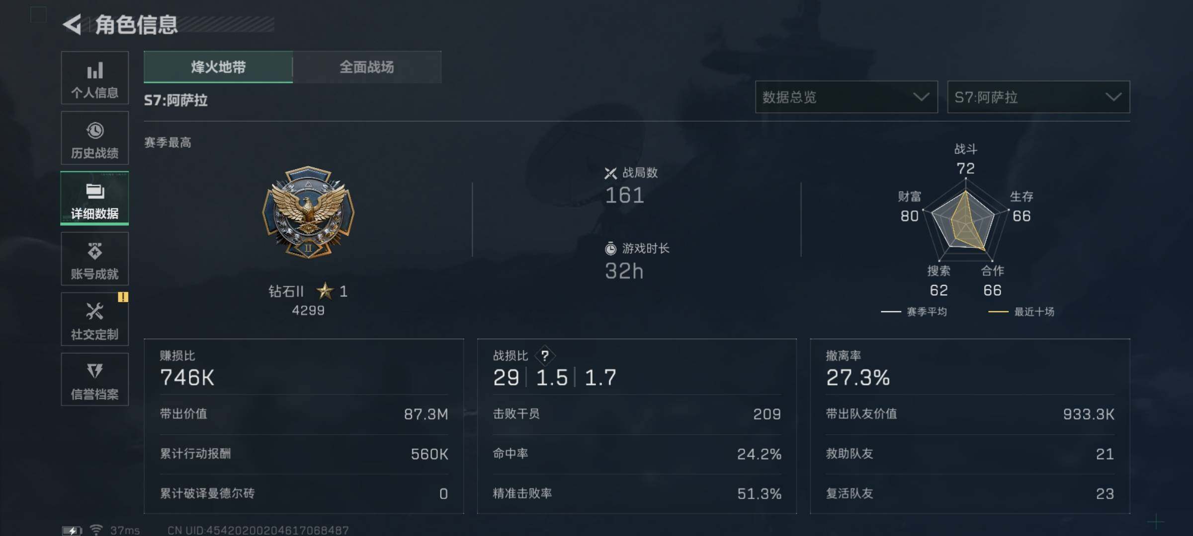 SJZEY44099三角洲行动账号详情图4