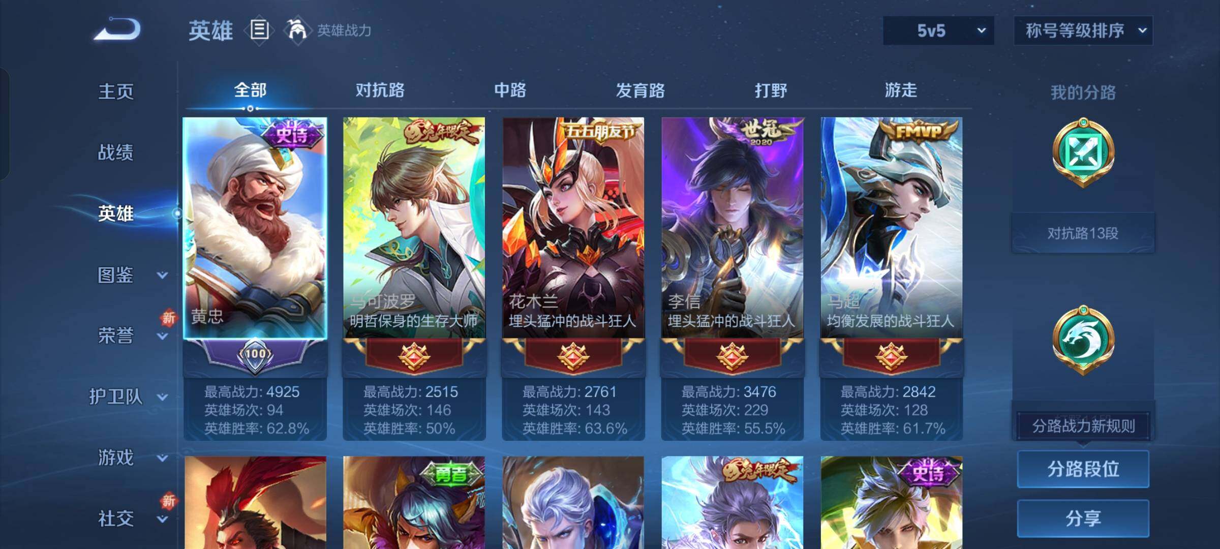 WZCMW429192王者荣耀账号详情图3