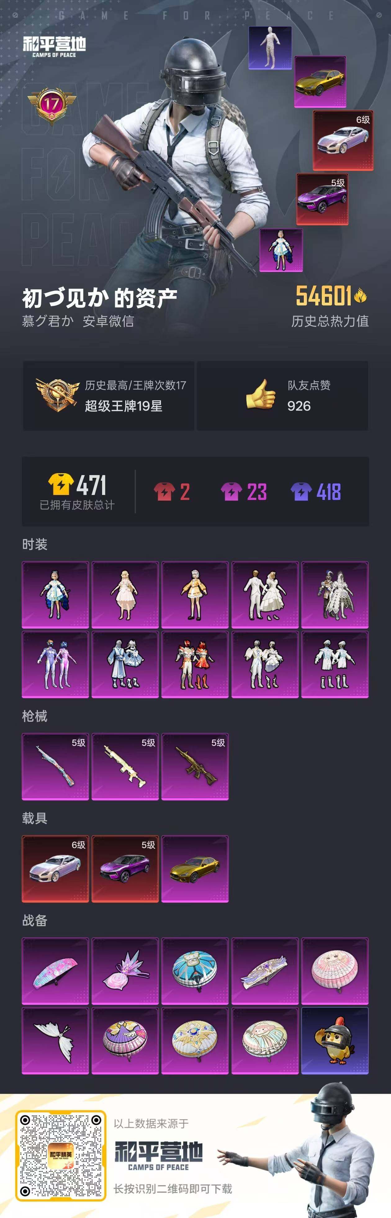 HPLX414312和平精英账号详情图5 HPLX414312和平精英账号详情图5