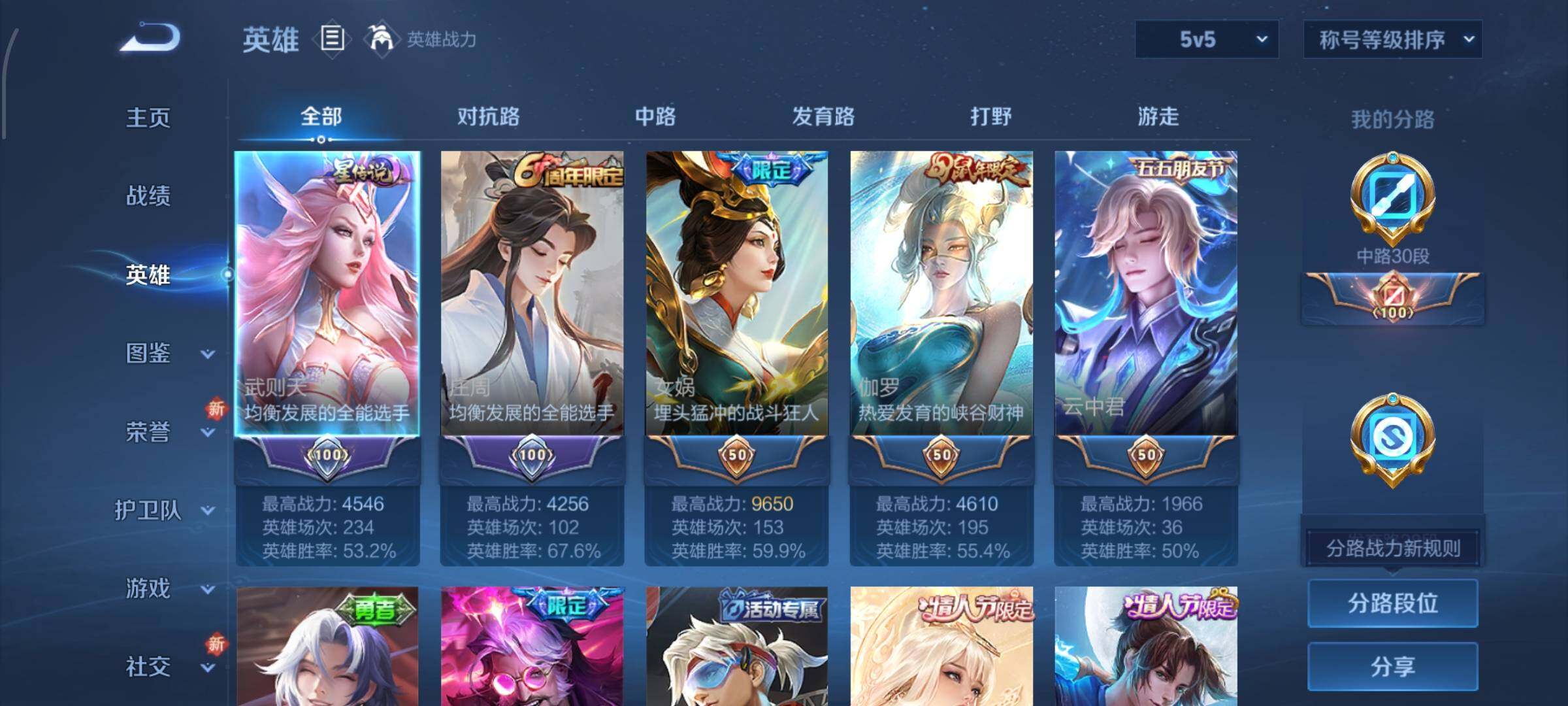 WZCMW429352王者荣耀账号详情图3 WZCMW429352王者荣耀账号详情图3