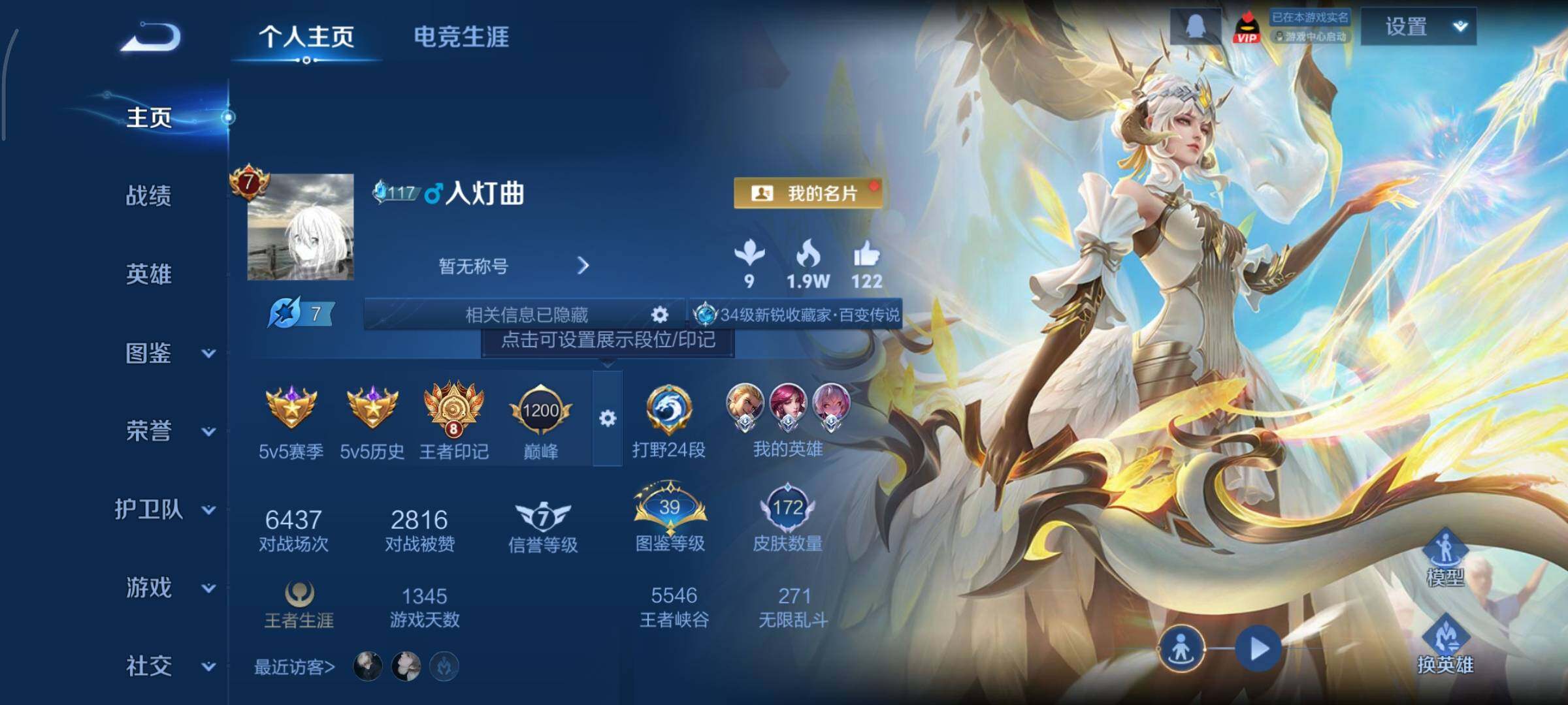 WZCMY423977王者荣耀账号详情图2