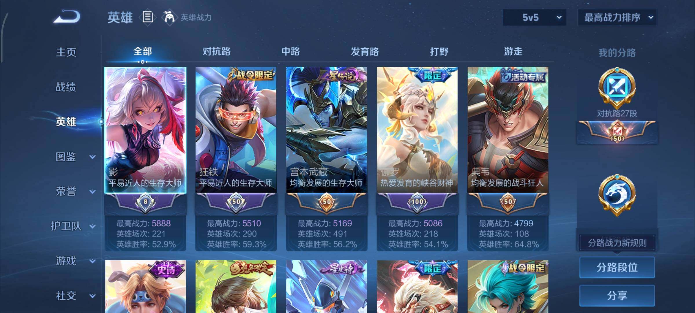 WZCMY423977王者荣耀账号详情图3