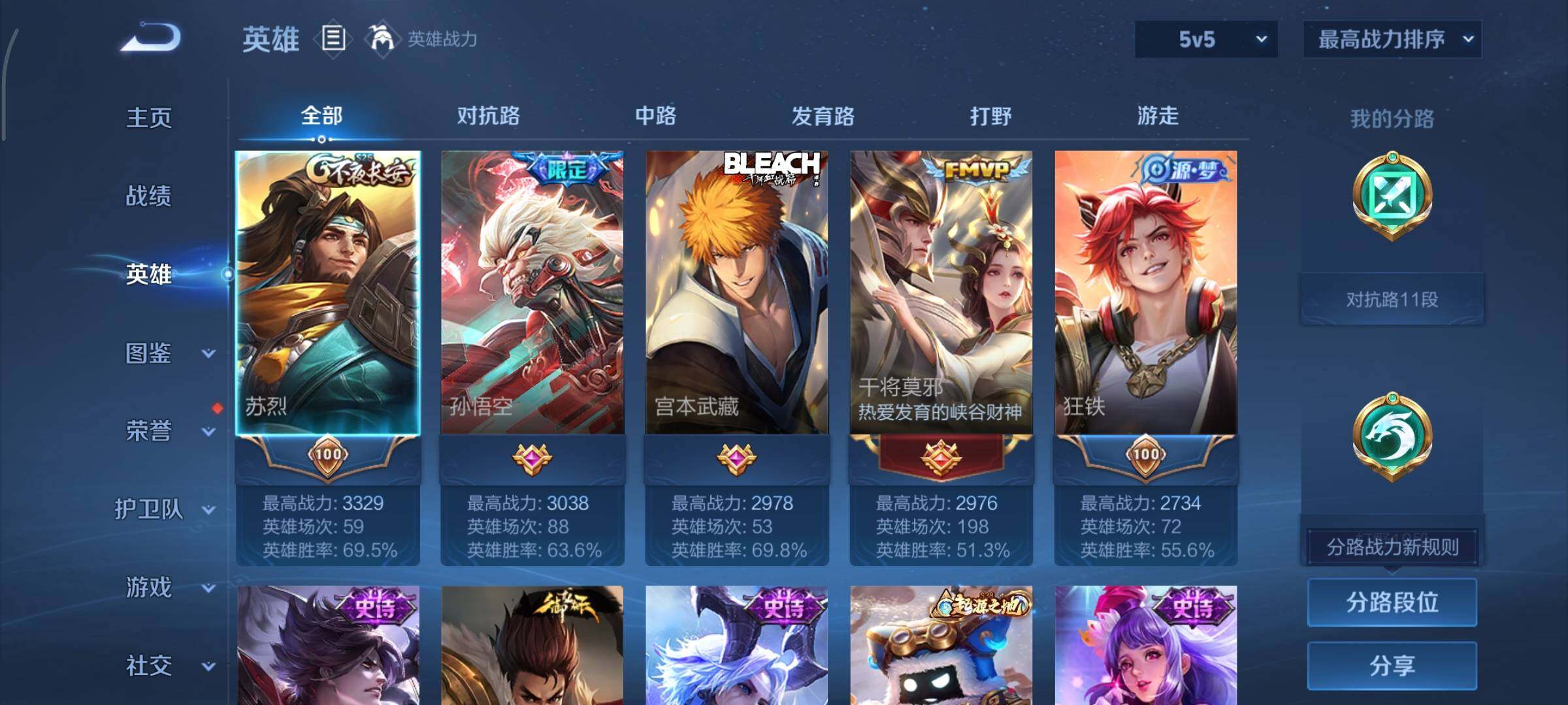 WZCMY424135王者荣耀账号详情图3