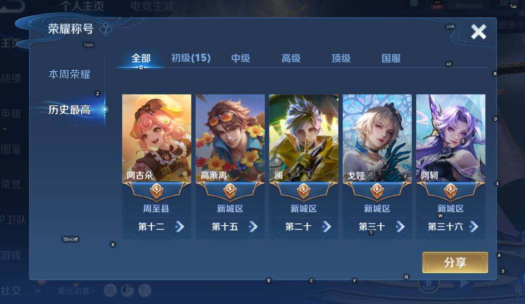 WZCMW420858王者荣耀账号详情图10