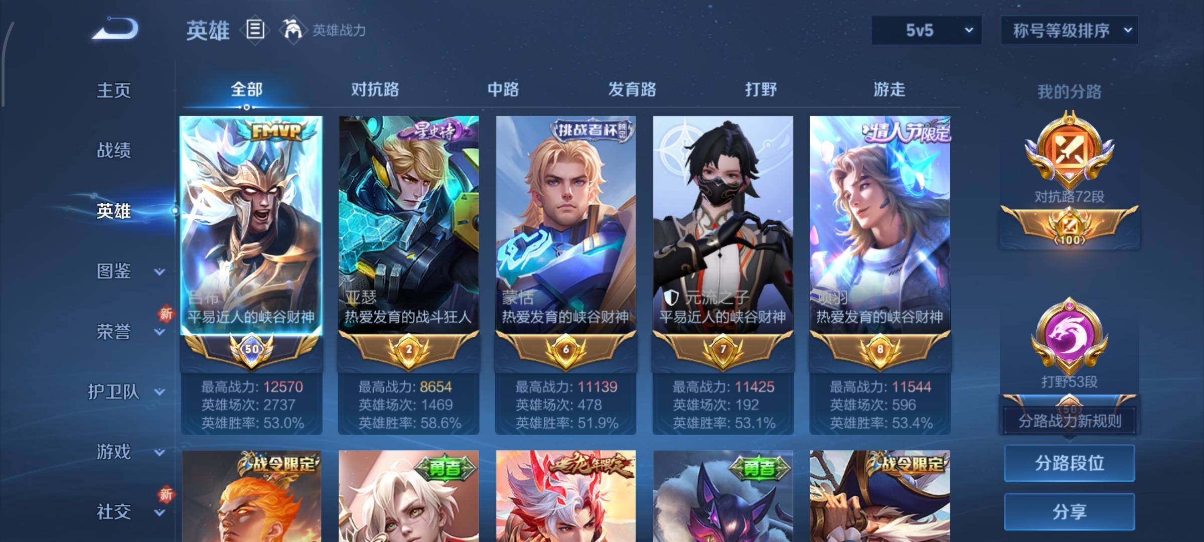 WZCMW429414王者荣耀账号详情图3