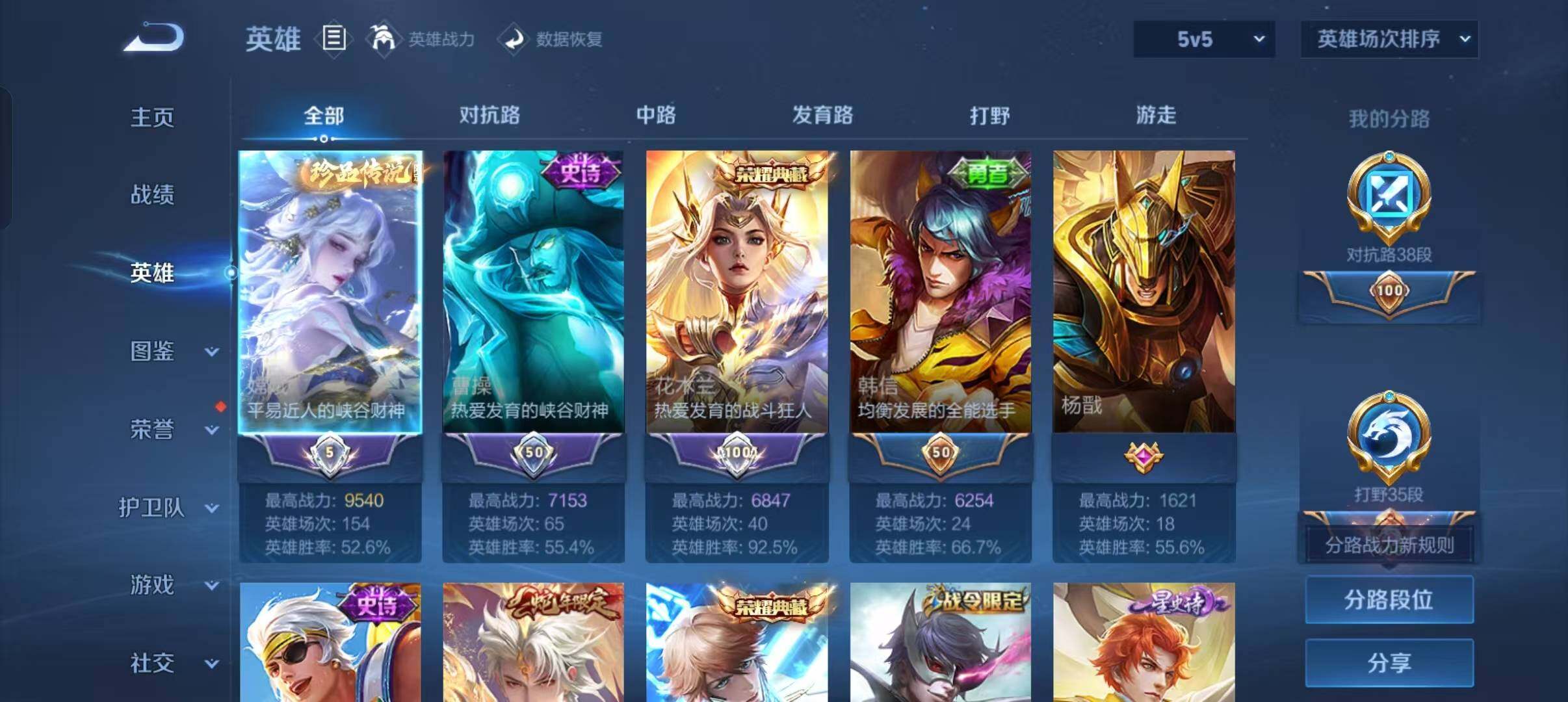 WZLX466644王者荣耀账号详情图3