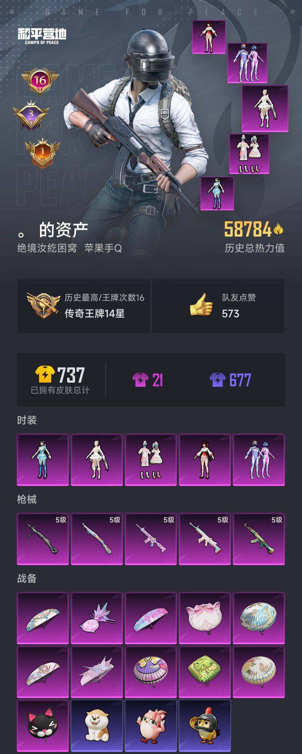 HPCMW416723和平精英账号详情图5