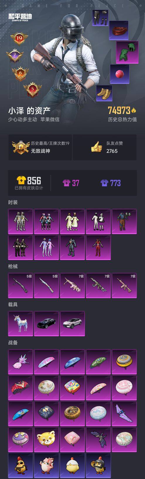 HPCMW416979和平精英账号详情图6